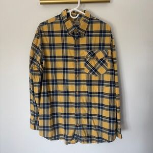 Duluth Trading Co Men's Casual Button-Down Shirt - Plaid, Size Large